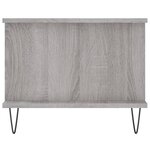 vidaXL Table basse sonoma gris 90x50x40 cm bois d'ingénierie