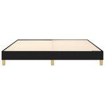 vidaXL Cadre de lit sans matelas noir 180x200 cm tissu