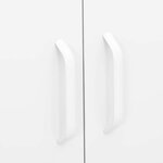 vidaXL Armoire de rangement Blanc 80x35x101 5 cm Acier