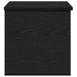 vidaXL Boîte de Rangement Chêne noir 60 x 35 x 35 cm Bois d'ingénierie