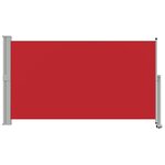 vidaXL Auvent latéral rétractable de patio 140 x 300 cm Rouge