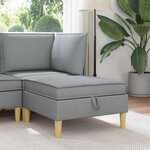 vidaXL Sofa avec rangement Tissu