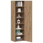 vidaXL Haut Armoire 2 Pièces Chêne artisanal 50 x 42 5 x 185 cm