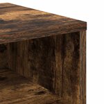 vidaXL Table de chevet Chêne fumé 40x30x30 cm Bois d'ingénierie