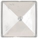 vidaXL Bouchons de poteau de clôture 6 Pièces Métal galvanisé 81x81 mm