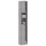 vidaXL Armoire de bain Sonoma gris 32x25 5x190 cm Bois d'ingénierie