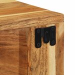 VidaXL Meuble TV mural 60x30x19 cm bois massif d'acacia