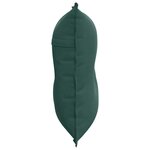 vidaXL Coussin de Dos Vert foncé 80 x 50 cm Tissu en velours côtelé