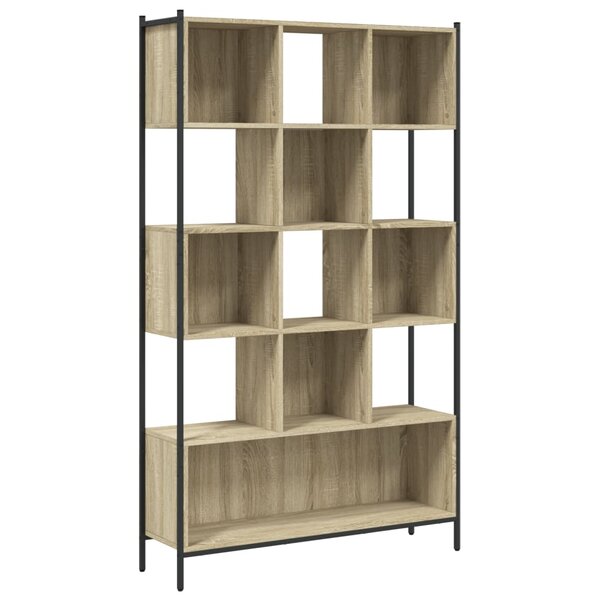 vidaXL Bibliothèque chêne sonoma 102x28x172 cm bois d'ingénierie