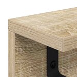 vidaXL Porte-manteau mural Chêne sonoma 80 x 10.5 x 10.5 cm