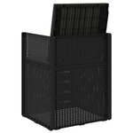 vidaXL Chaises de jardin salle à manger 2 Pièces Anthracite et crème PP