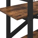 vidaXL Étagère Chêne fumé 100 x 33 5 x 64 cm Bois d'ingénierie