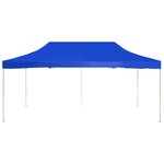 vidaXL Tente de réception pliable Aluminium 6 x 3 m Bleu