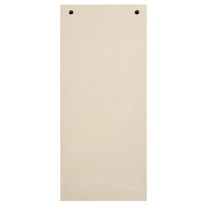 Paquet 100 Fiches Intercalaires Horizontales Unies Perforées Forever - 105x240mm - Ivoire - X 12 - Exacompta