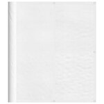 vidaXL Écran de balcon blanc 120x700 cm 100  polyester oxford