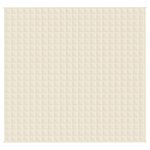 vidaXL Couverture lestée Crème clair 220x230 cm 15 kg Tissu