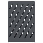 vidaXL Porte-parapluie avec stockage Anthracite 28 x 12 x 41 cm Acier