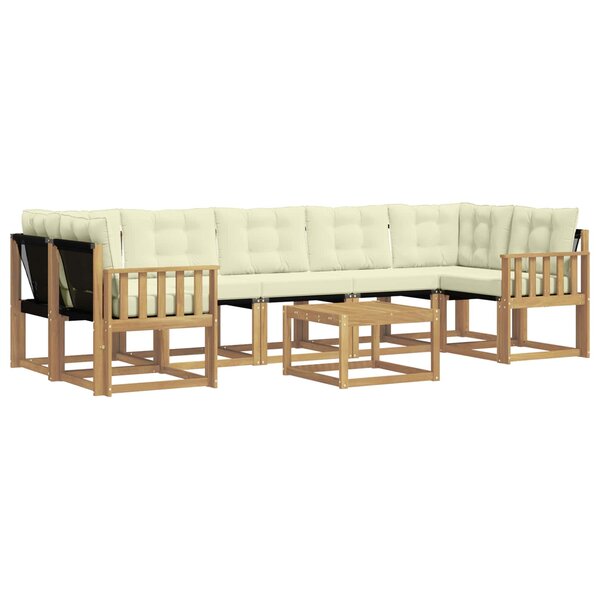 vidaXL Ensemble de canapés d'extérieur 8 pc
