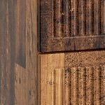 vidaXL Cabinet de chevet avec tiroir Bois ancien 43 x 41 x 66 5 cm