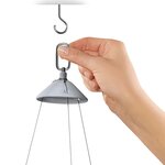 LECHUZA Jardinière suspendue NIDO Cottage 28 ALL-IN-ONE Moka