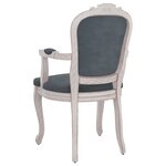 vidaXL Chaises à manger lot de 2 gris foncé 62x59 5x100 5 cm velours