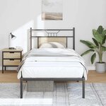 vidaXL Cadre de lit sans matelas chêne sonoma 75x190 cm