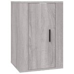 vidaXL Ensemble de meubles TV 3 Pièces Sonoma gris Bois d'ingénierie