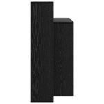 vidaXL Bureau Chêne noir 100 x 40 x 90 cm Bois d'ingénierie