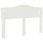 vidaXL Tête de lit Blanc 160 cm Bois d'ingénierie