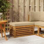 vidaXL Banc de Jardin Bois d'Acacia Massif Naturel