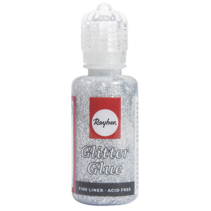 Colle pailletée holographique Argenté brillant 20 ml