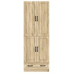 vidaXL Ensemble de Meubles 2 Pièces Chêne Sonoma Bois d'ingénierie