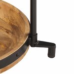 vidaXL Table d'appoint Ø55x60 cm bois de manguier massif