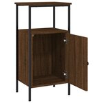 vidaXL Tables de chevet 2 Pièces chêne marron 41x31x80 cm bois ingénierie