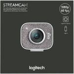 Webcam streamcam - fhd - logitech - blanc