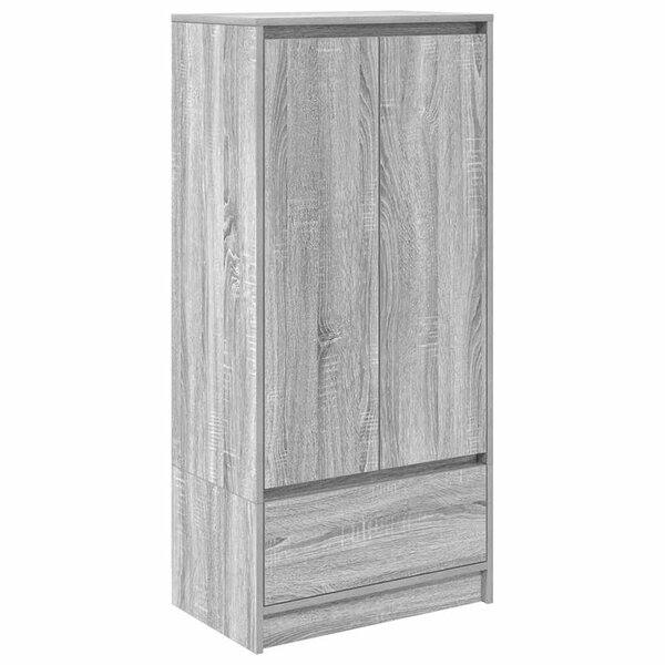 vidaXL Armoire tiroir sonoma gris 55 5x34x119 5 cm bois d'ingénierie