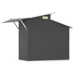 vidaXL Abri de jardin Anthracite 270x130x208 5 cm Acier galvanisé