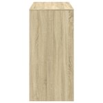 vidaXL Table de bar chêne sonoma 102x50x103 5 cm bois d'ingénierie