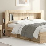 vidaXL Cabinet de Tête de Lit Chêne Sonoma Bois d’ingénierie