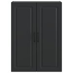 vidaXL Armoire Murale 66 x 34 5 x 90 cm Bois d'ingénierie Noir