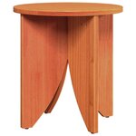 vidaXL Table basse 2 Pièces Brun cire