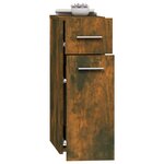 vidaXL Armoire d'apothicaire Chêne fumé 20x45 5x60cm Bois d'ingénierie