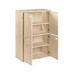 Meuble de rangement en pin 4 portes dinamic