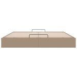 vidaXL Cadre de lit ottoman sans matelas cappuccino 160x200 cm