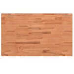 vidaXL Établi 100x60x(73-99 5) cm bois massif de hêtre rectangulaire