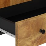 vidaXL Buffet haut avec tiroir 60x33x100cm bois massif manguier et fer