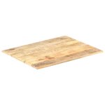 vidaXL Dessus de table Bois de manguier solide 15-16 mm 70x60 cm