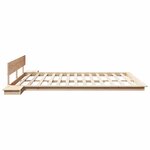 vidaXL Cadre de lit Marron 180 x 200 cm bois