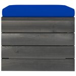Vidaxl salon palette de jardin 8 pièces avec coussins bois de pin massif
