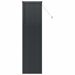 vidaXL Stores vénitiens Noir 220 x 55 cm Aluminium